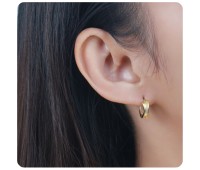 Silver Hoop Earring HO-2591